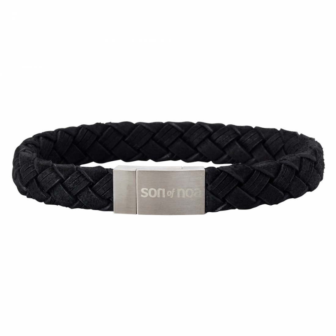 Flettet læder armbånd fra Son of Noa