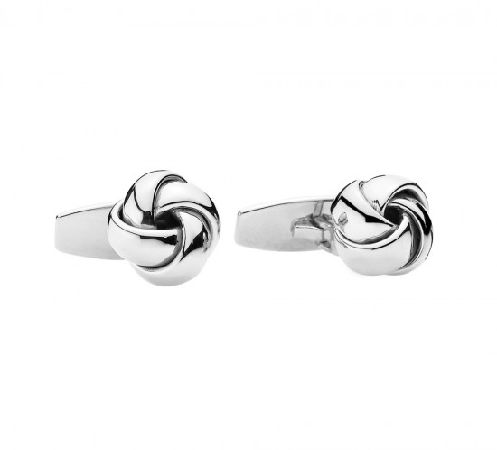 Manchetknapper med knude 13 mm