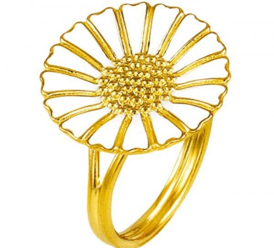 Marguerite ring fra Lund Copenhagen 18mm