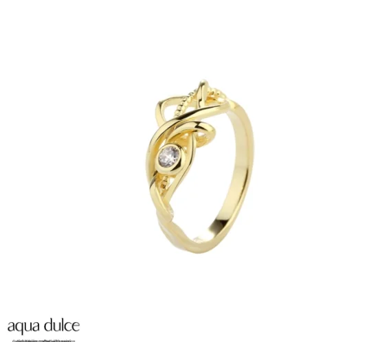 Curly Tina ring fra Aqua Dulce