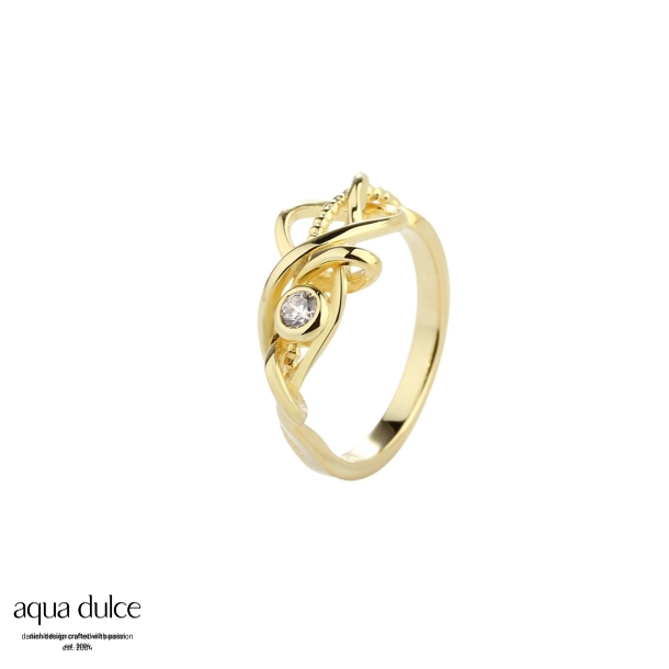 Curly Tina ring fra Aqua Dulce