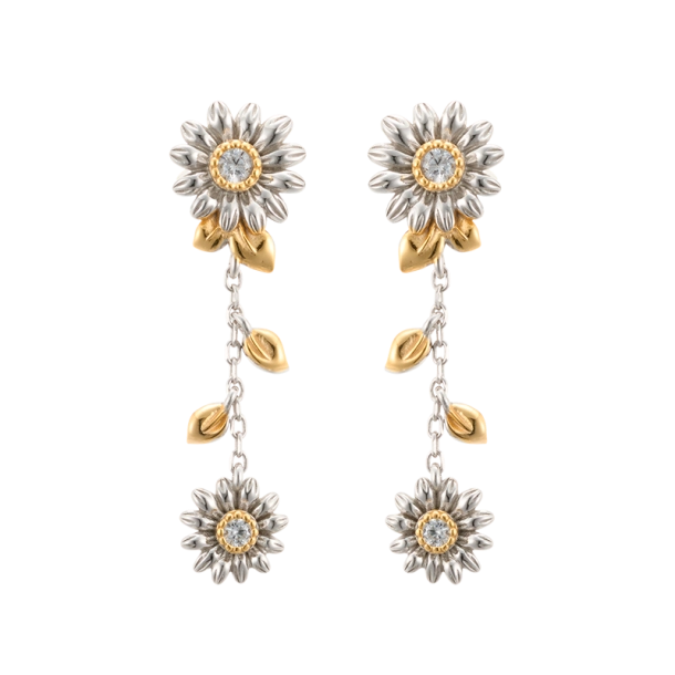 Lange marguerit ørehænger fra Designers Favorites