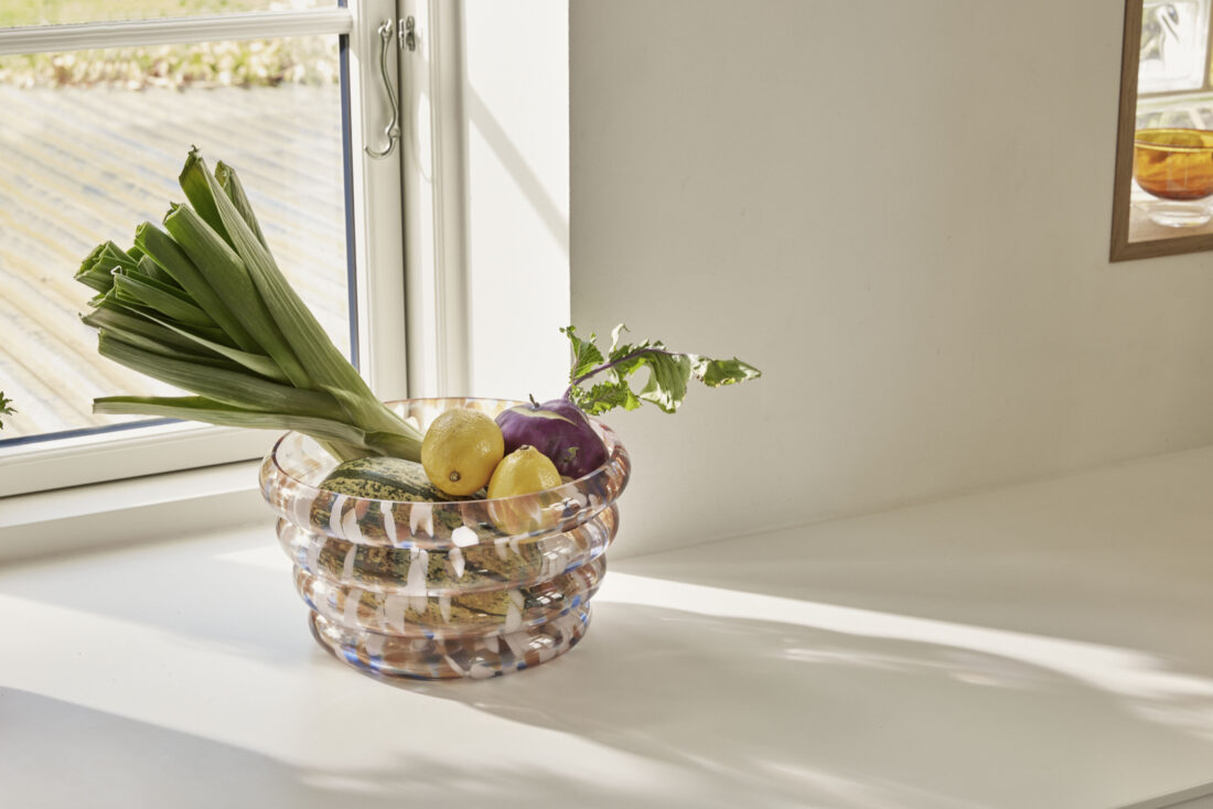 Blaze Skål Flerfarvet fra Hübsch