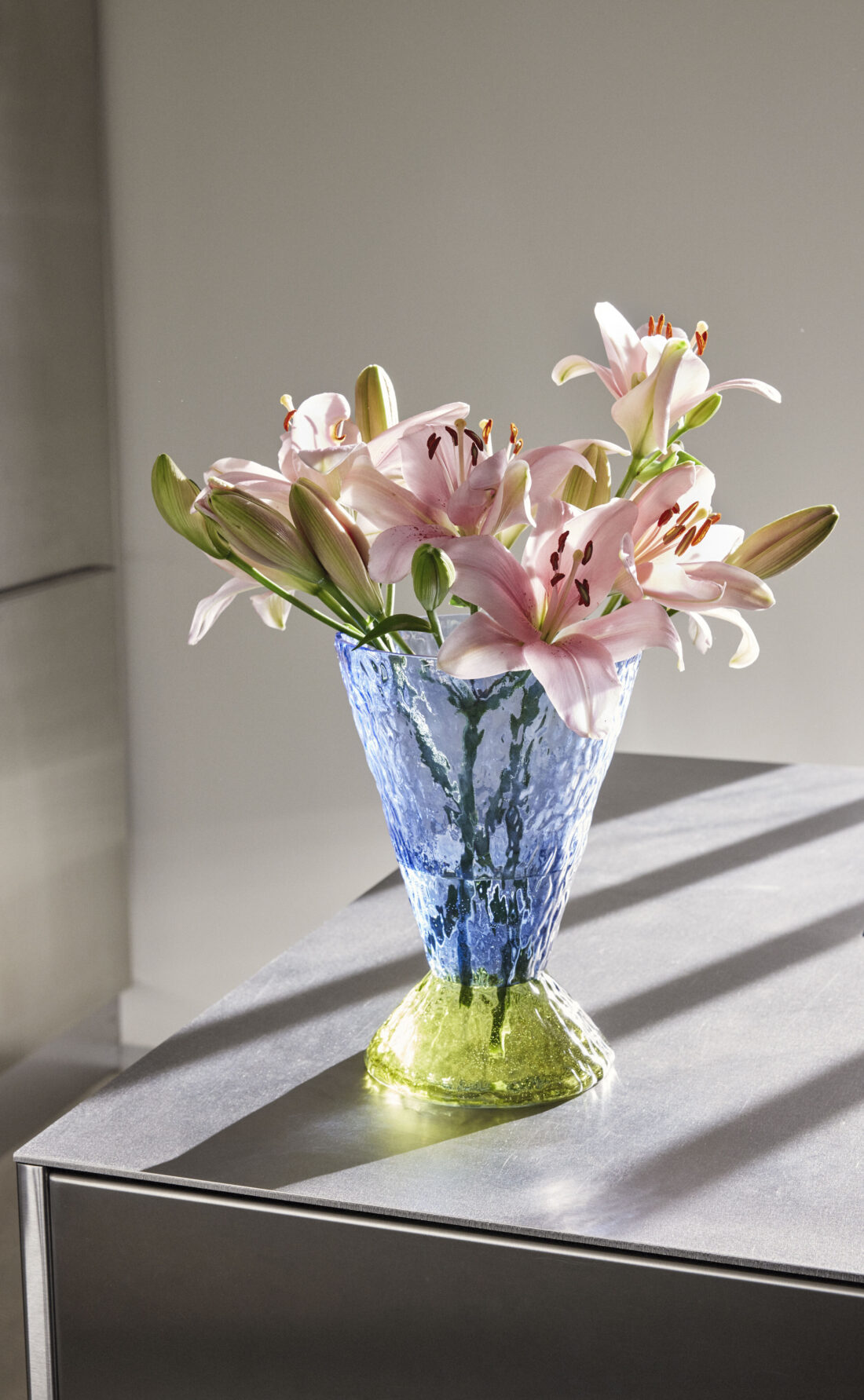 Abyss Vase Blå fra Hübsch