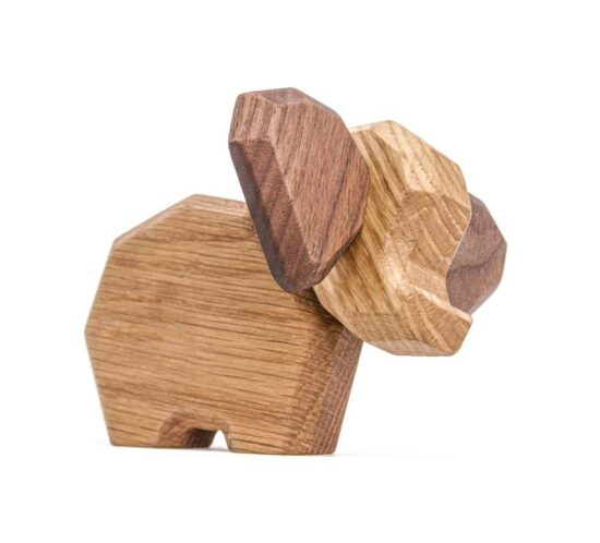 Lille elefant Egetræ fra FableWood